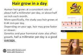 On average, hair will grow about one eighth of an inch per week. How Long Does Hair Grow In A Day And How A Woman Takes Care Of Hair