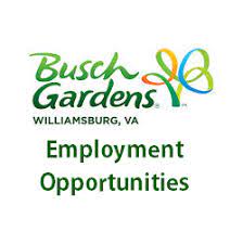 busch gardens williamsburg jobs