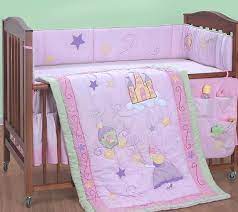 Purple Fairy Princess Baby Girl Crib Set