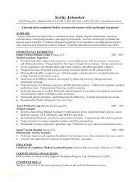 Medical Assistant Resume Objective Examples Entry Level Awesome