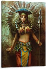 aztec warrior princess poster native