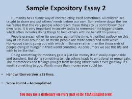 Sample Of An Expository Essay Outline