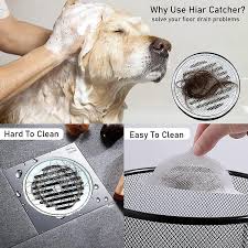 shower drain dog hair catcher cover
