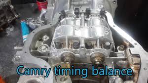 Toyota Camry V4 Engine Timing Balance Cameray 2006 Engine Balance Car Timing Belt Mechanical Tips