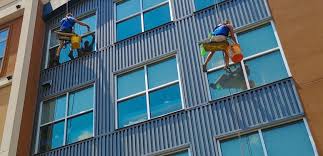 commercial window cleaning service in