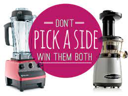 vitamix and an omega juicer