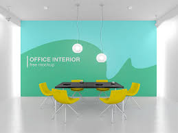 office interior branding mockup free
