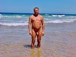 Nudists on beach