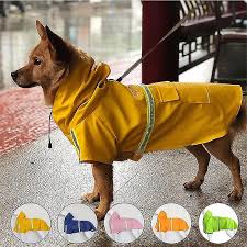 Pets Small Dog Raincoats Reflective