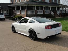 White with black contrast stitching. Black Or White Wheels Page 2 The Mustang Source Ford Mustang Forums
