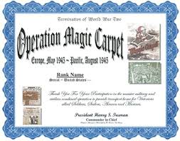 operation magic carpet display recognition