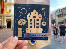 walt disney themed disneyland gift card