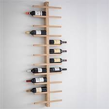 Wall Mounted Solid Wood Wine Rack Wine