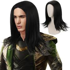 Elevate styles offer a great selection of short/long african american curly human hair wigs to fit their every mood and occasion. Comic Movie Loki Thor Winter Soldier Black Long Straight Cosplay Synthetic Hair Wigs For Men Party Costume Halloween Aliexpress