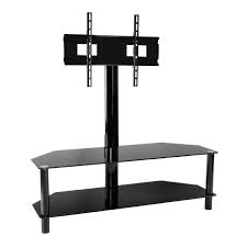 Tempered Glass Tv Stand With Tv Mount