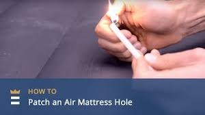 how to patch an air mattress hole in 3