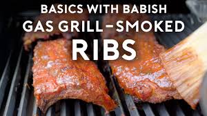 smoking ribs on a gas grill basics
