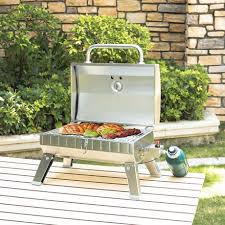 With a nice portable gas grill, you can turn every camping trip into a delicious pleasure. Expert Grill 10 000 Btu Portable Gas Grill Stainless Steel Gbt1754w C Walmart Canada