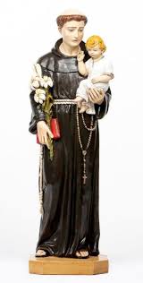 St Anthony Of Padua With Child Cm 104