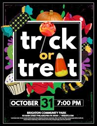 63 Best Halloween Party Flyer Templates Images On Pinterest Trunk Or