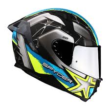 spyder full face dual visor helmet fury