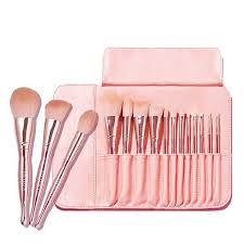 lovely pink makeup makeup brush set