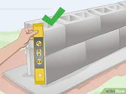 How To Build A Cinder Block Wall With