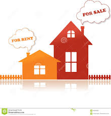 Houses For Sale And For Rent Vector Illustration Stock