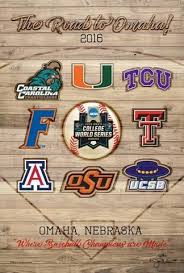 Demand for 2021 college world series tickets will be as strong as even with eight teams traveling to omaha to be compete to be crowned the 2021 champions of college baseball. 2016 Baseball College World Series The Road To Omaha 8 Team Print Poster College World Series World Series Texas Tech Red Raiders