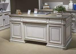 Executive desk is a complete workplace solution. Magnolia Manor Antique White Jr Executive Desk 1stopbedrooms