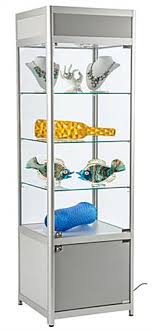 Lighted Gallery Display Cabinet Led Showcase Lighting