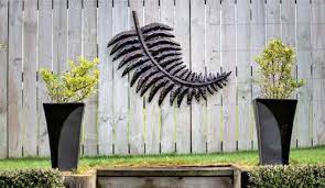 Metal Fern Sculpture Garden Artwork