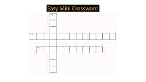 mini crossword with answers august 1 2023
