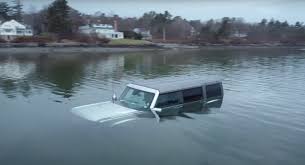 new ford bronco submerged by maine high