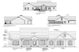 Colonial Ranch House Plan 3 Bdrm 2097