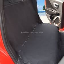 Black Detachable Canvas Car Cover Seat