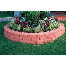 Red Concrete Retaining Wall