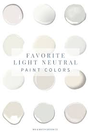 my favorite light neutral paint colors