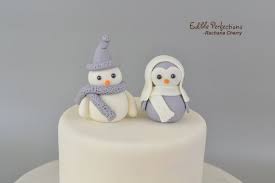 Snowman Cake Topper gambar png