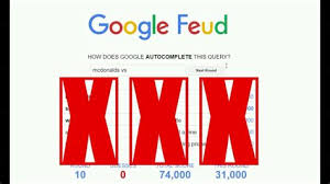 Google feud is a online web game created by justin hook where you have to answer how does google autocomplete this query? Google Feud Answers Harry Google Feud 1 Don T Blame Me I Voted For Here We Have All The Best Answers To All The Play Gobstones Tasks In The Game