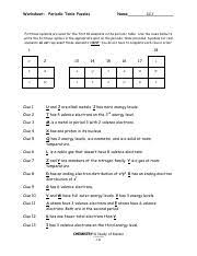 worksheet periodic table puzzles