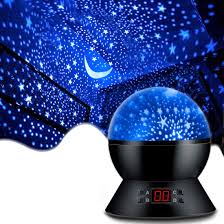Amazon Com Mokoqi Star Projector Night Lights For Kids With Timer Gifts For 1 14 Year Old Girl And Boy Room Lights For Kids Glow In The Dark Stars And Moon Can