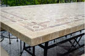 Tile Top Outdoor Table Mosaic Outdoor