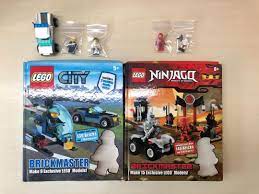 LEGO Ninjago and City Brickmaster Books Set, Hobbies & Toys, Toys & Games  on Carousell