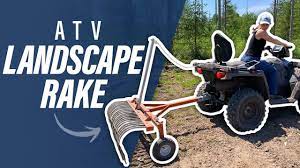 new and improved atv landscape rake