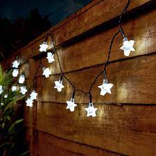 5m outdoor battery star fairy lights
