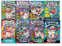 Image result for picture of all captain underpants books