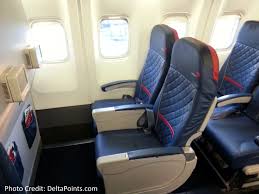 Delta one, delta comfort+, and economy class seats feature a standard 110v ac power port. Delta 767 300 Domestic Comfort Plus Seat 2 Delta Points Blog Renes Points