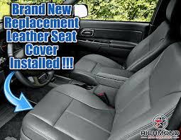 Bottom Leather Seat Cover Dark Gray
