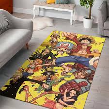 one piece manga anime rug home decor